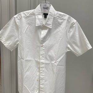 J CREW LUDLOW boys white S/S dress shirt size 14